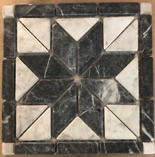 Naturstein Rosone Antik Marmor Fliese Mosaik 33x33cm SR62 Expressversand