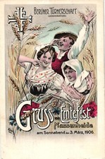 Nassenheide / Löwenberger Land, "Gruss vom Endefest", 1906