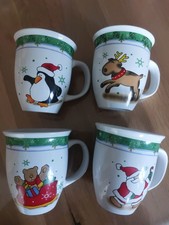 Weihnachtstassen Becher 4er