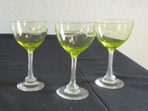 Jugendstil weingläser - , *
