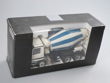 NZG 449 Mercedes-Benz Actros 3-Achs Fahrmischer Betonmischer  1:43 weiß/blau OVP