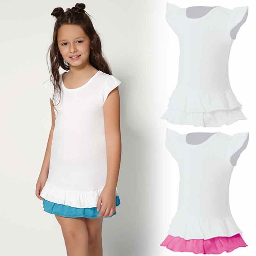 Mädchen shirt kleid - mädchen,