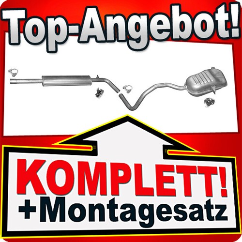 Auspuff für renault - auspuff, megane