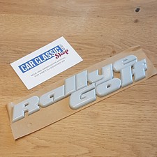 % Original VW Schriftzug hinten Rallye Golf 2 MK2 grundiert G60 191853675C GRU