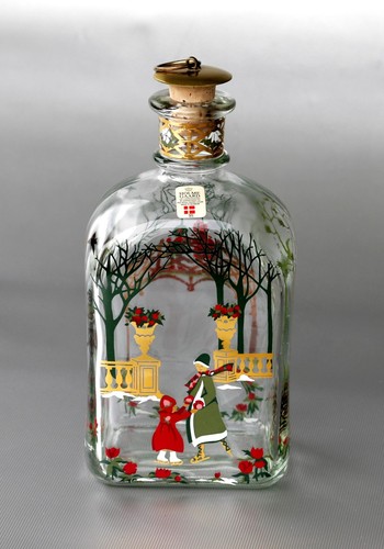 Holmegaard weihnachtsflasche - holmegaard,,