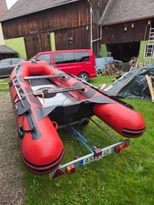 Schlauchboot Allroundmarin Poker HD 380 mit Trailer & 2 Motoren