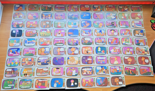 Simpsons trading cards 1990 - trading,