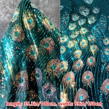 Samt Stickereien Stoff Tuch