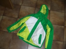 Winterjacke Kinder Jugendliche grün-gelb-weiss  Größe  158-164