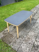 IKEA Omtänksam Tisch Birke Laminat grau