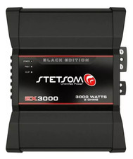 Stetsom EX3000 Black Edition 2 Ohm Digital Auto Verstärker 3000 W RMS Mono