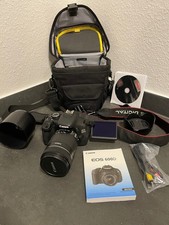 Canon EOS 600D, Digitalkamera, mit Zubehörpaket (z.B. Stativ Cullmann)