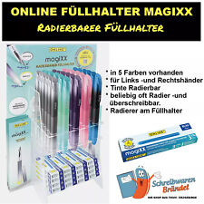 FÜLLHALTER ONLINE MAGIXX - FÜLLER RADIERBAR - RADIERBARER FÜLLER TINTENPATRONEN