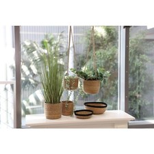 12x Übertopf Seegras 3er Set