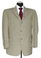 Eduard Dressler Sakko Jackett Genf-R 25 beige Fischgrat einreihig 3-Knopf Wolle