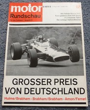 Motor Rundschau 17/67 Fiat 124 Sport, Simca 1301, GP Deutschland usw