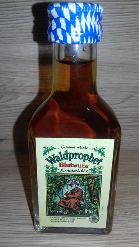 Alte miniaturflasche hieke - alte,