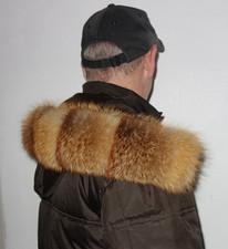 Rotfuchs Pelz Kapuze Kragen