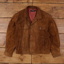 Vintage J. Peterman Lederjacke