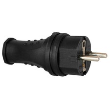 Gummistecker Schuko 16A 230V
