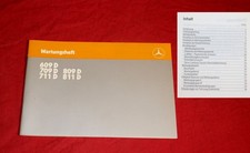 Wartungsheft Mercedes
