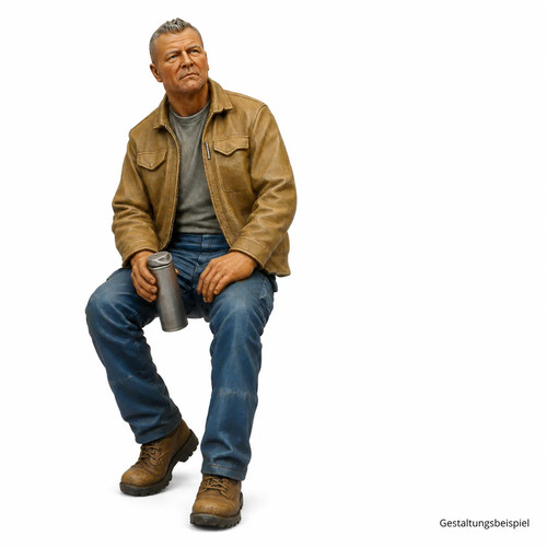 Druck miniatur arbeiter - -,
