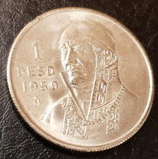 Silber Münze  1 Peso Mexico 1950 - Silbermünze  - Mexiko - 4