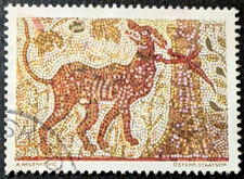 Jugoslawien '70 Mi1370 Mosaikkunst "Cerberus" Briefmarke Stamp Timbre Sello used