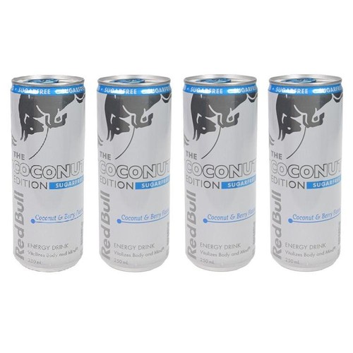 Red bull the coconut edition - red,
