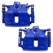 Satz Original VW Golf 7 Passat B8 Bremssattel vorn R+L mit Träger Blau 312mm NEU