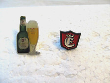 Pins Einbecker Brauerei Logo & Flasche mit Glas