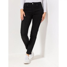 DINE 'N' DANCE Hose Rumba Paillettendetail schmales Bein Gr. 40 schwarz