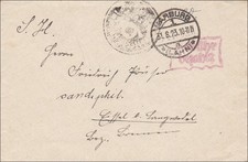 Gebühr bezahlt: Brief aus
