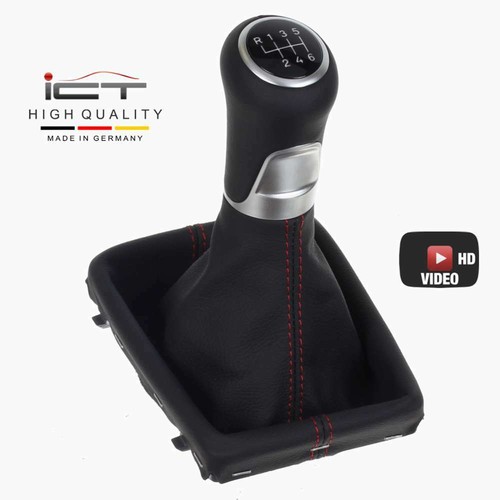 Neu ict leder - leder, schaltknauf
