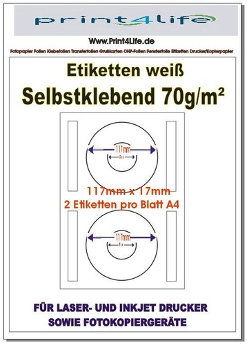 Dvd etiketten weiß - etiketten,