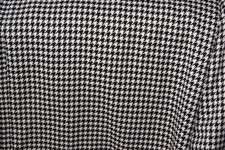 Hahnentritt schwarz weiss kleines Muster 150x356 cm