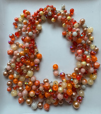 Farbenfrohes Collier - orange