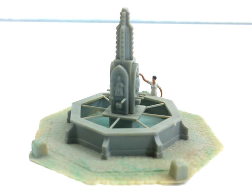 Kibri 38910 rathaus brunnen - h0,