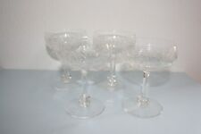 vier V+B TREVIRIS Sekt Champagner Schalen