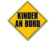 10cm Auto-Aufkleber Kinder An