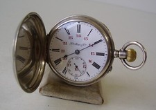 Antike Sprungdeckel Taschenuhr Hy Moser & Cie 875 Silber 84 vor 1945