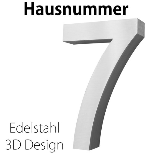 Edelstahl hausnummer cm - edelstahl,