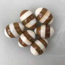 6 Stück Marmor Eier Ostereier