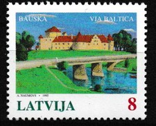 Lettland - Via Baltica postfrisch 1995 Mi. 395