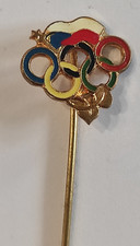 Olympic Games pin - Czechoslovakia badge - Anstecknadel Olympia