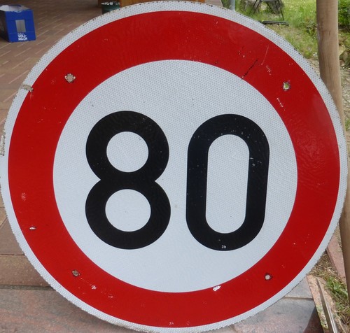 Altes verkehrsschild schild - altes,