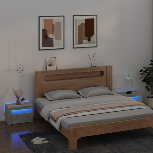 Nachttische2er set mit - mit, leds