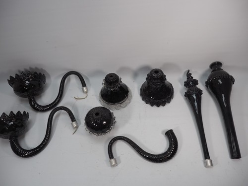 Murano glas schwarz - murano,