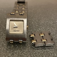 Esprit stahl quarz - stahl, damen
