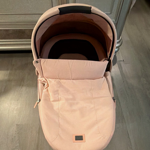 Cybex pink hard carrycot - pink,
